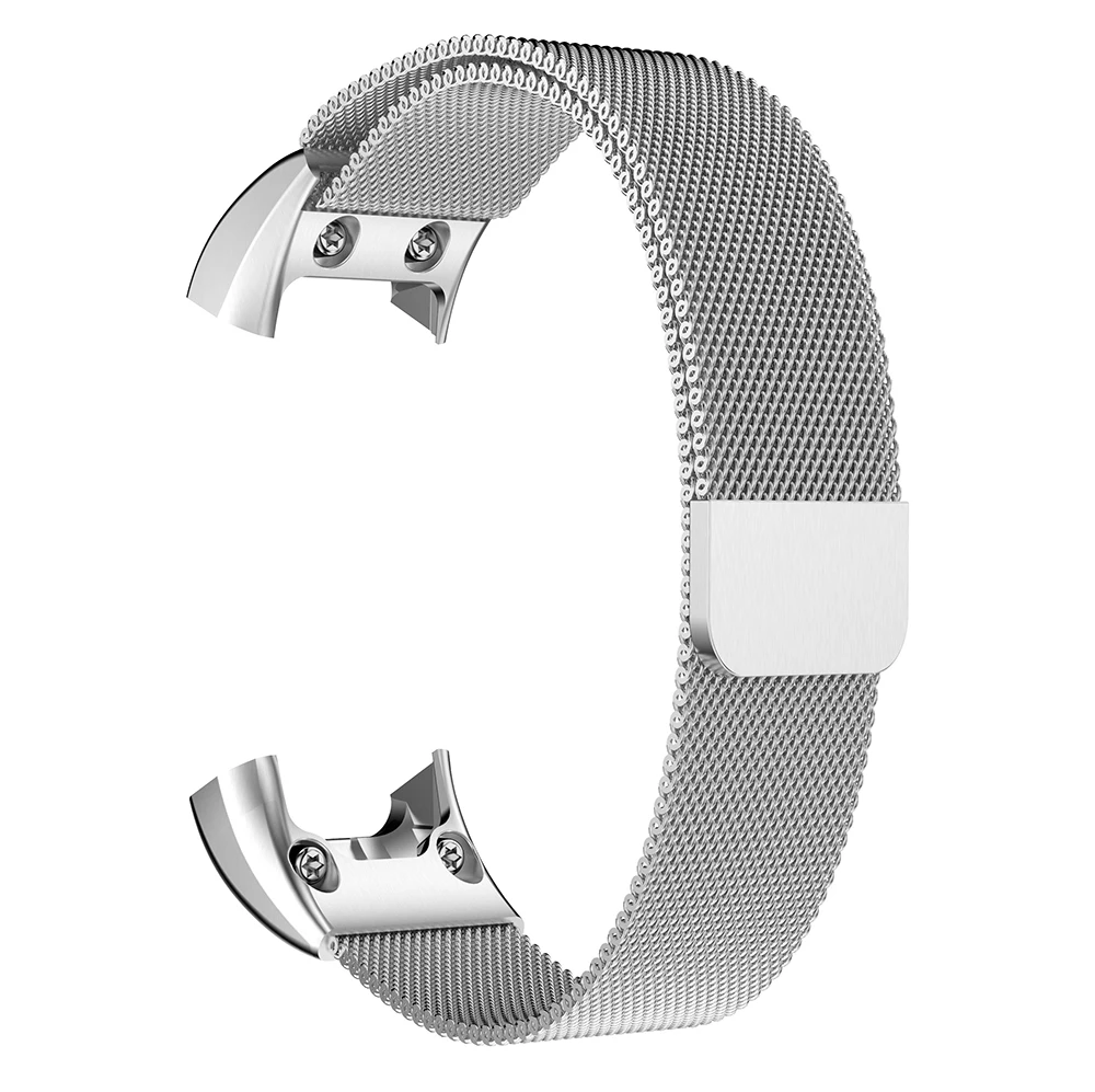 Человек Миланского quick fit браслет для VIVOsmart нержавеющая сталь часы ремешок магнит петля замена часы Garmin VIVOsmart HR