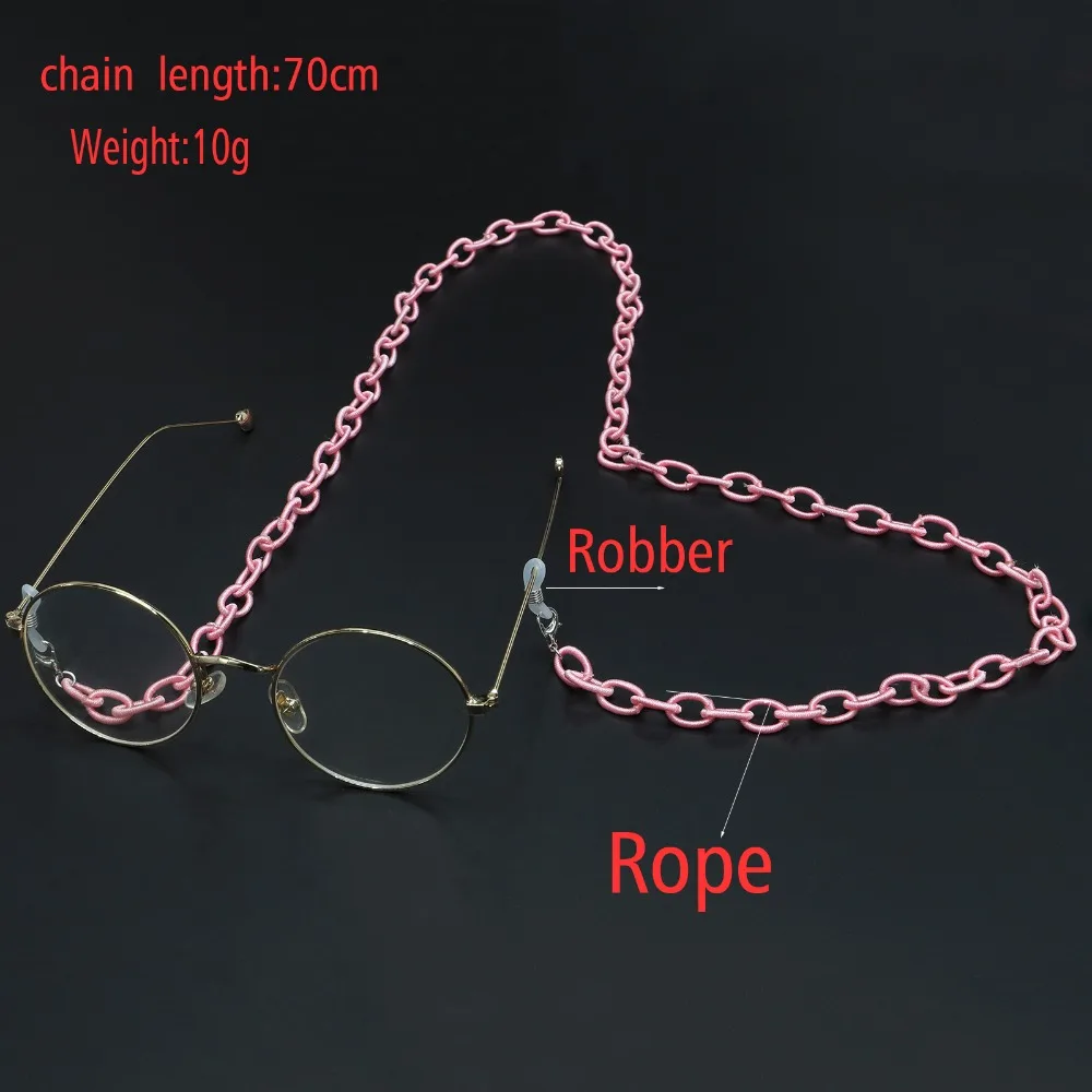 Цветной держатель для очков студентов с цепочкой ремешок шеи веревка спорта