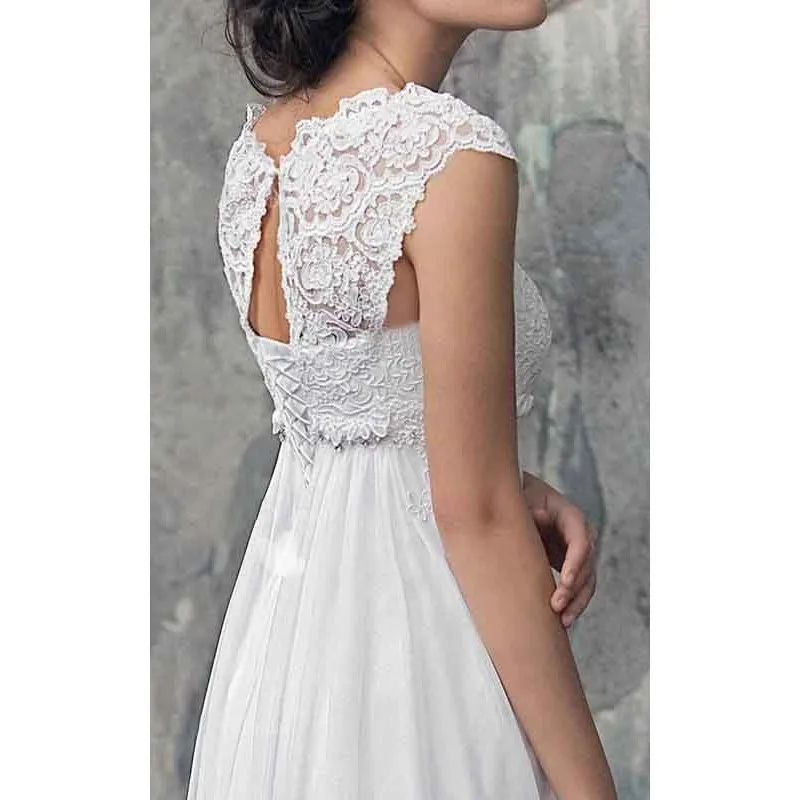 Vestido de Noiva шифоновое свадебное платье Высокая Талия свадебные платья для беременных Для женщин индивидуальный заказ империи платья для матери невесты