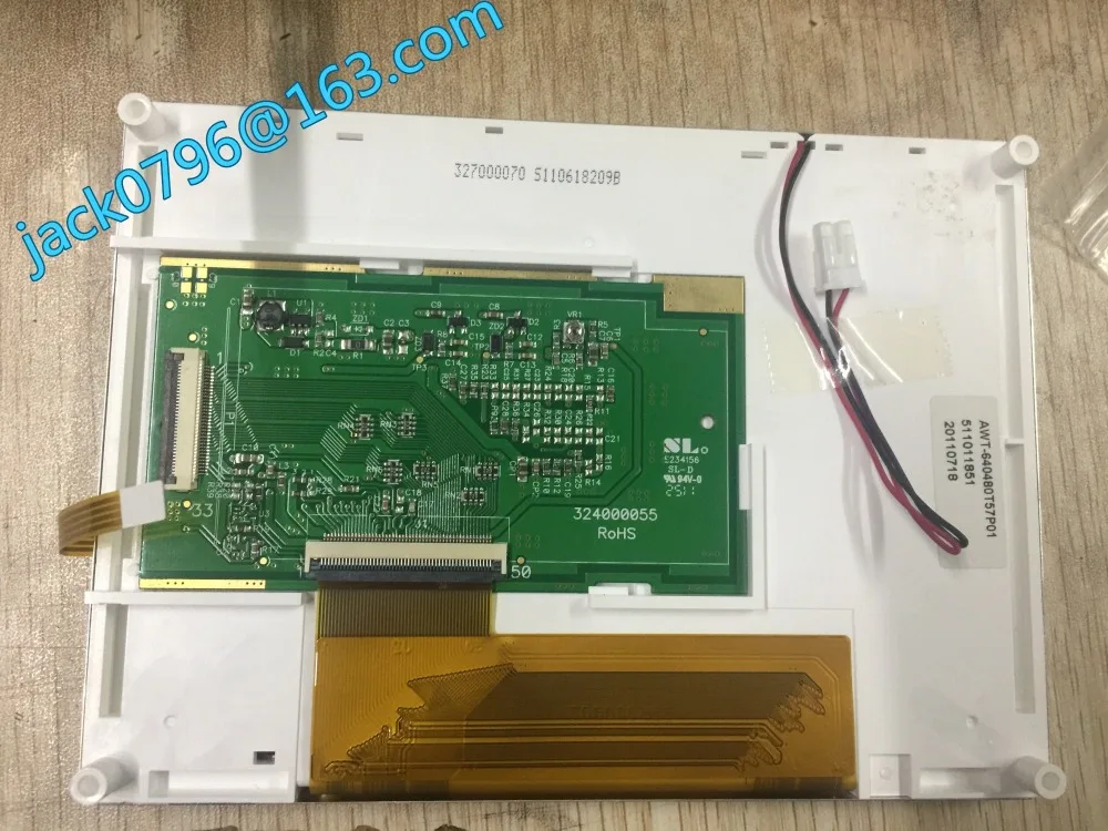 Новый 5 7 дюймовый AWT 640480T57P01 ЖК экран с сенсорным экраном Бесплатная