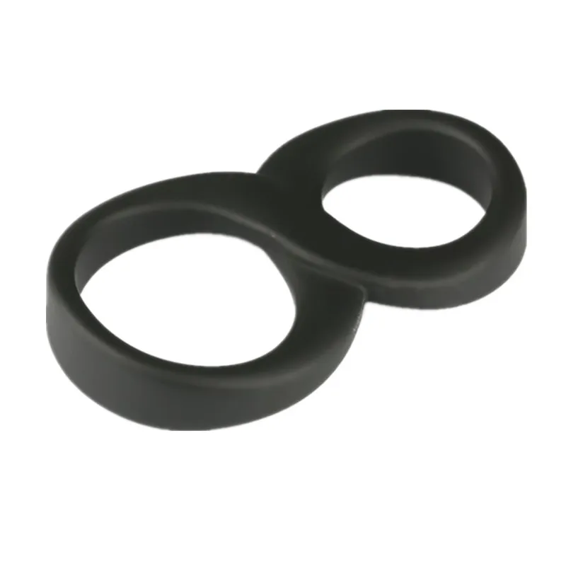 Новые Двойные Кольца для пениса секс-игрушки Силиконовые с задержкой эрекции