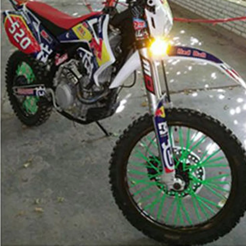 72 шт. накладки на спицы для мотоцикла|protector rims|protector motocrossprotector motorcycle |
