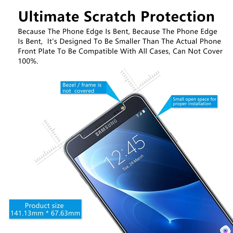 2 шт./лот 2.5D 0 26 мм 9H Премиум Закаленное стекло для samsung Galaxy J5 2016 J510FN J510F J510G Защитная