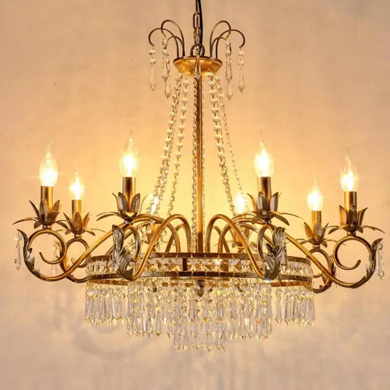 Фойе подвеска хрустальная люстра освещение столовая E14 Led кухонная арматура