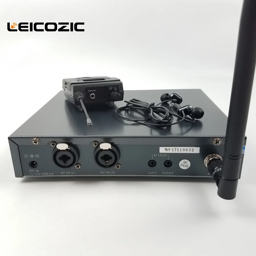 저렴한 Leicozic 모니터 인 이어 7 수신기 300g3 Iem 인 이어 모니터 무선 시스템 인 이어 모니터 전문 Iem 무선 시스템