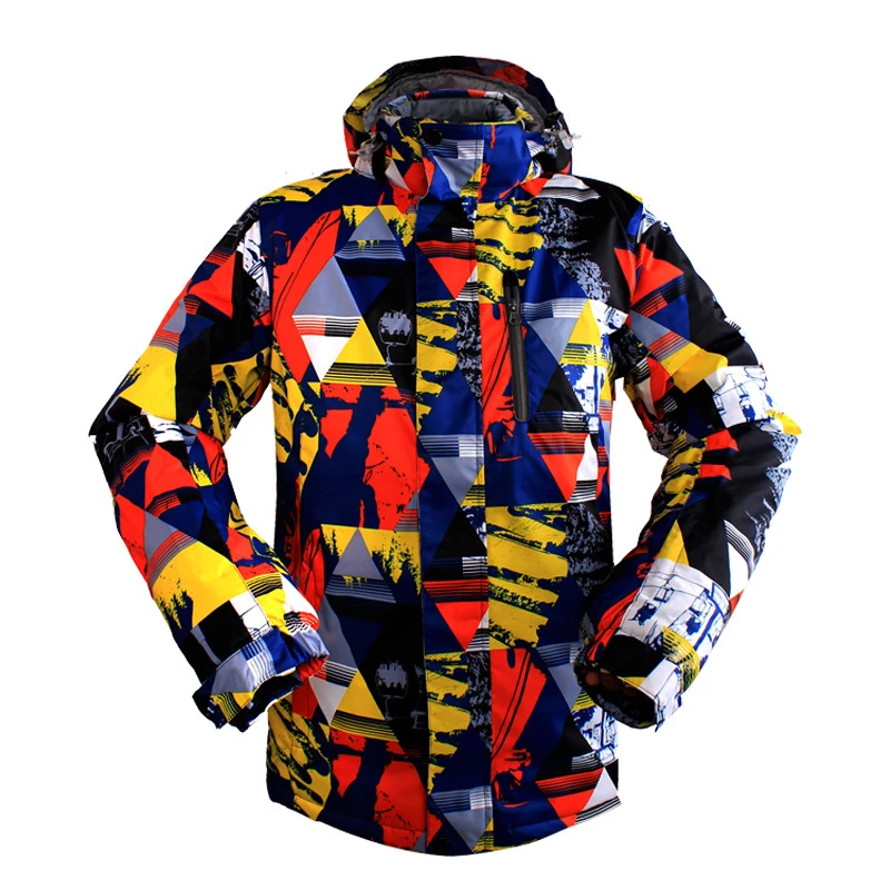 Лыжные куртки Мужская ветронепроницаемая Водонепроницаемая теплая дышащие