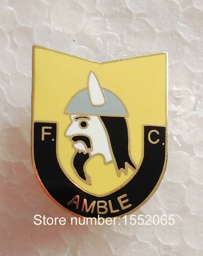 Персонализированная футбольная булавка для лацканов