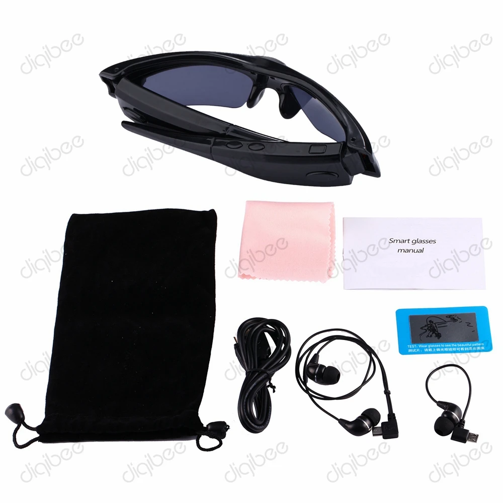 Многофункциональные смарт очки солнцезащитные камера HD 1080P цифровой
