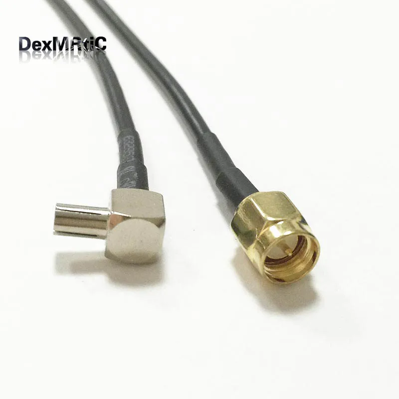 Новый Вилочная часть разъема SMA переключатель TS9 под прямым углом соединительный