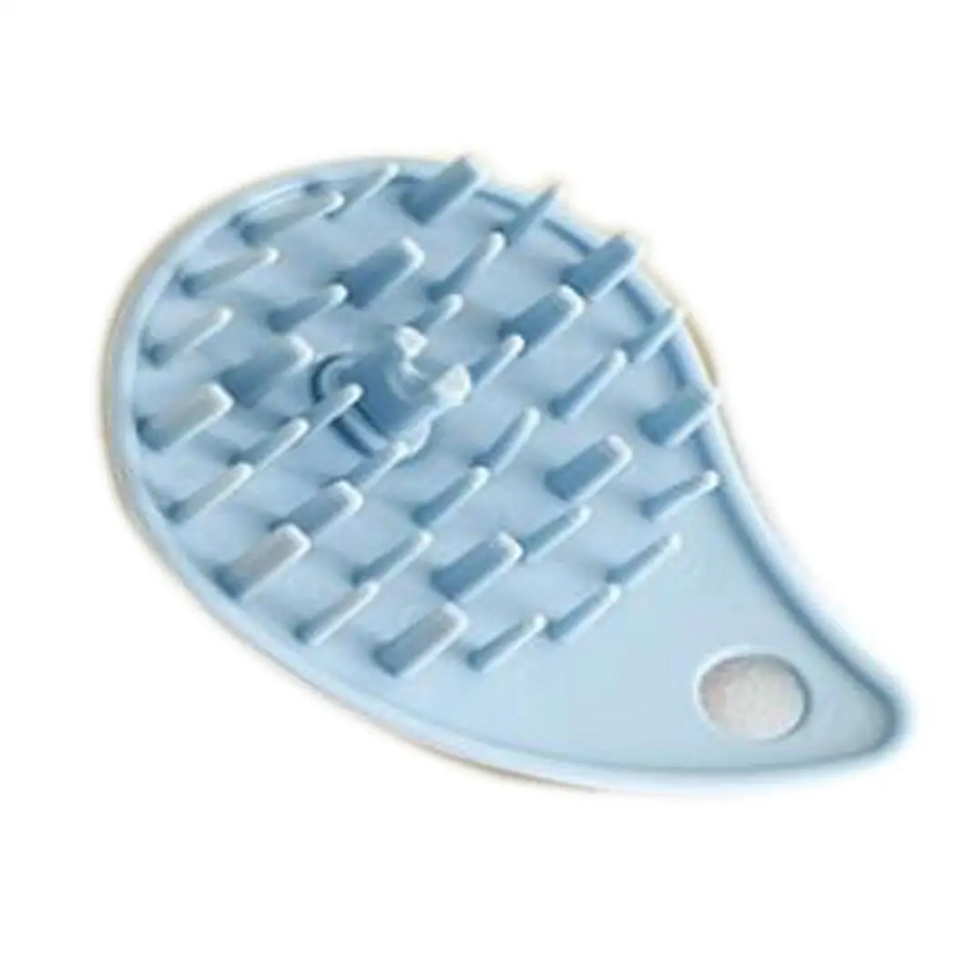 Креативный Шампунь Щетка волосы кожа головы очищающий массаж зеленый синий