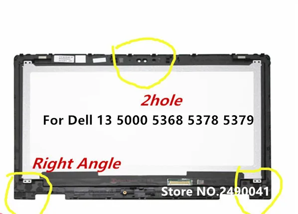 ЖК-дисплей для Dell Inspiron 13 5000 5368 5378 5379 P69G FHD панель сенсорное стекло дигитайзер экран