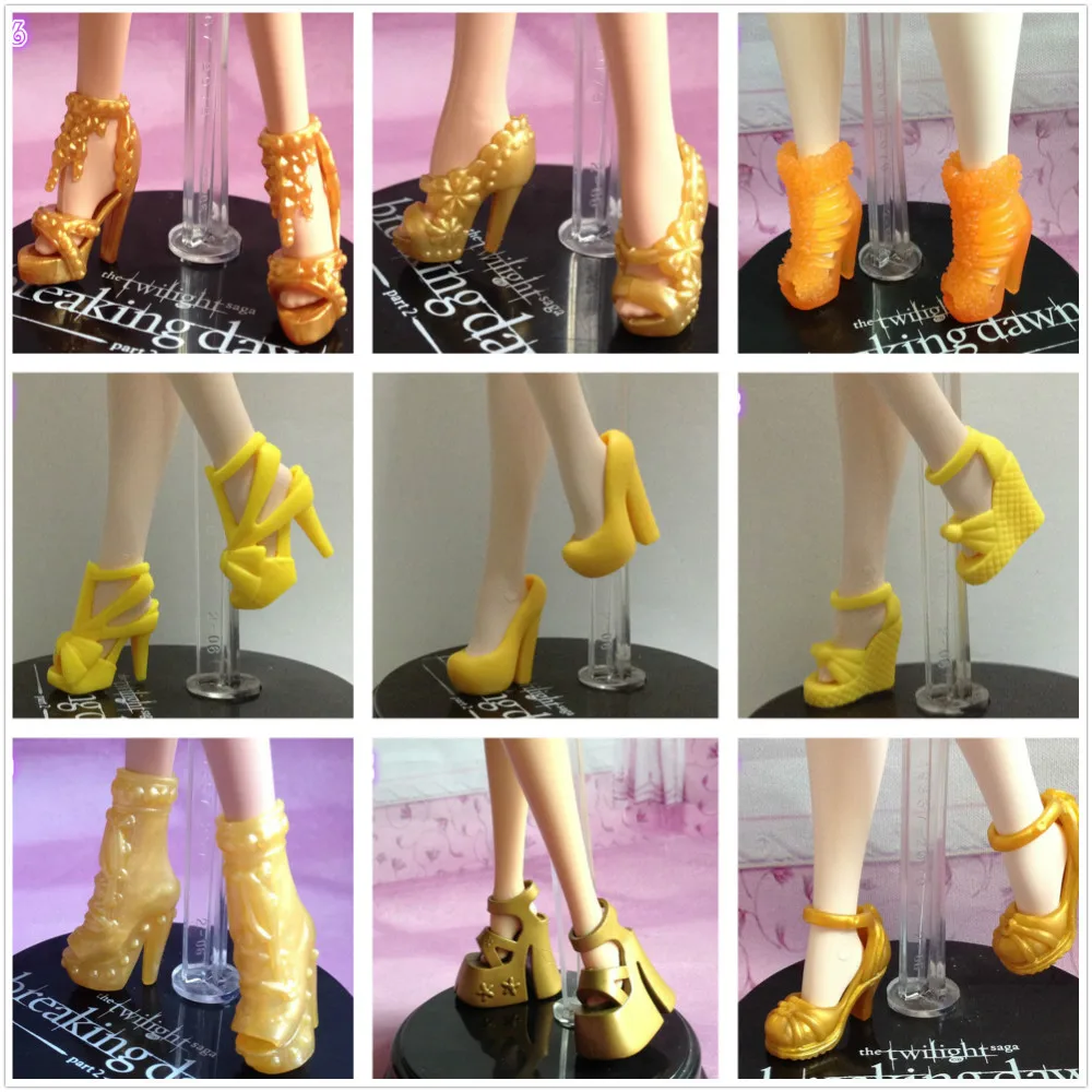 Girl Gift Most Beautiful Varities Of Styles Colors Top Quality 1/6 Dolls Sandals Boots Original Fashion Doll Shoes 30Pairs/lot | Игрушки и