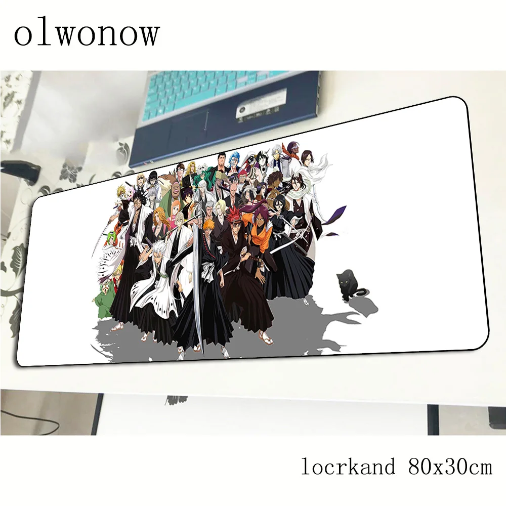 BLEACH Коврик для мыши 80x30 см Модный игровой коврик большой геймер HD с узором