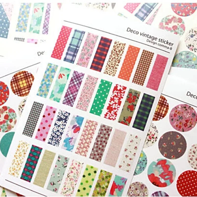 6 листов/комплект милый прозрачный с рисунком кота из мультфильма подельные