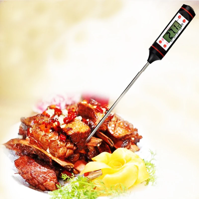 Горячая Распродажа пищевые продукты ручка для выпечки светодиодный цифровой