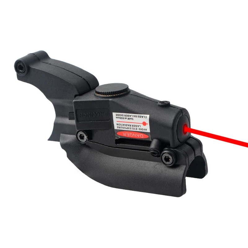 Черный Тактический красный лазерный прицел Военная оптика для страйкбола с