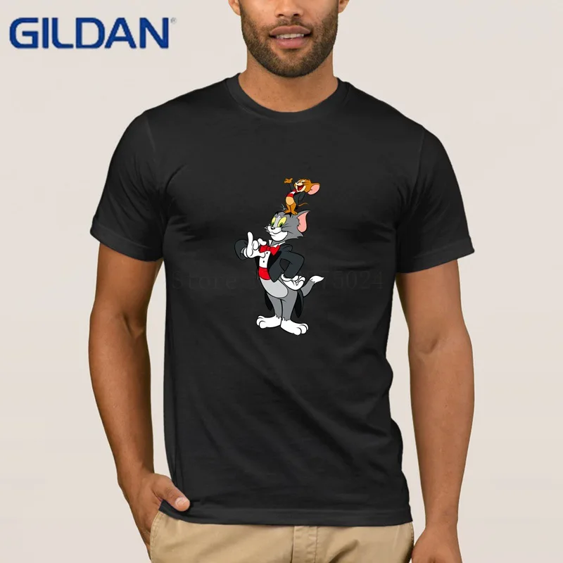 Возьмите новые персонализированные Для мужчин футболка Том и Джерри для наряд