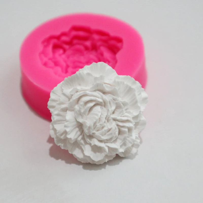 Силиконовые формы ручной работы в виде пиона цветов мыла 3D тиснение искусство