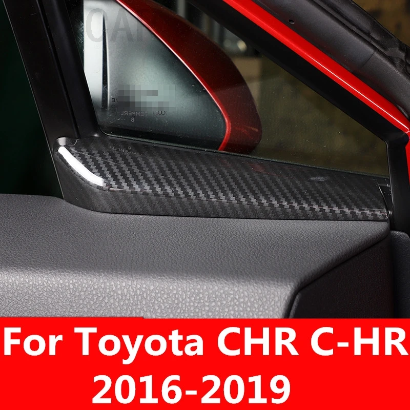 Для Toyota CHR C HR 2016 2019 передняя дверь окна автомобиля маленький А столб рамка Крышка
