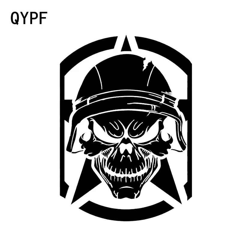 QYPF 10 9*15 4 см крутой армейский череп пентаграмма декоративный автомобильный