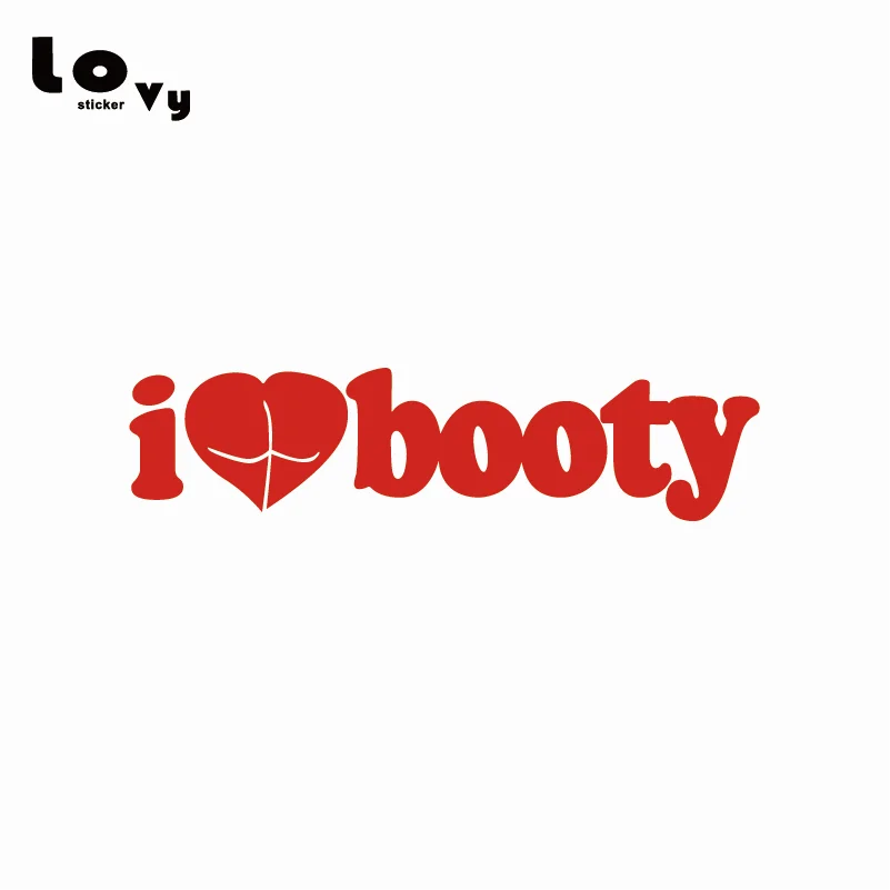 Милые виниловые наклейки для девочек в тренажерном зале с надписью I Love Booty
