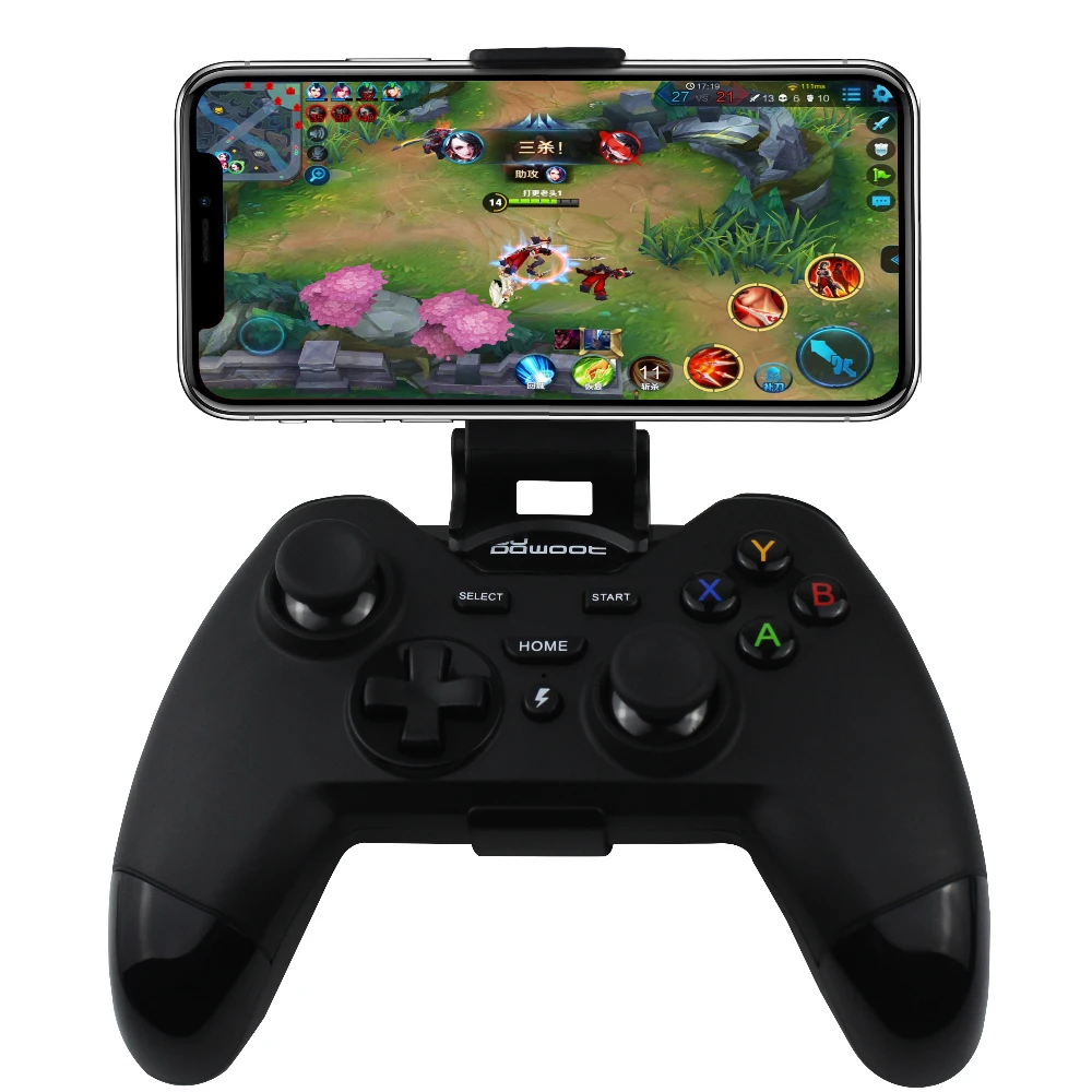 Android игровой контроллер двойной вибраций Беспроводной геймпад джойстик с