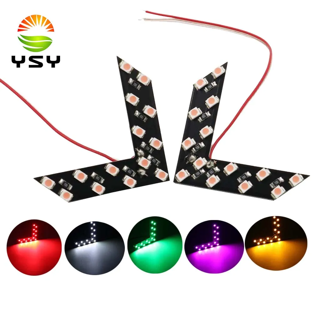 YSY 200x14 SMD светодиодный индикатор со стрелкой для автомобильного зеркала заднего