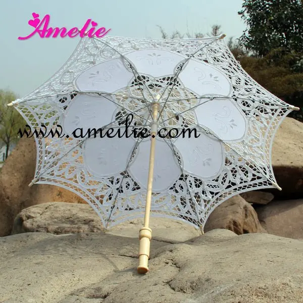 Free Shipping Wedding Decoration 11.8inches Promotion Child Stock Lace Parasols | Свадьбы и торжества