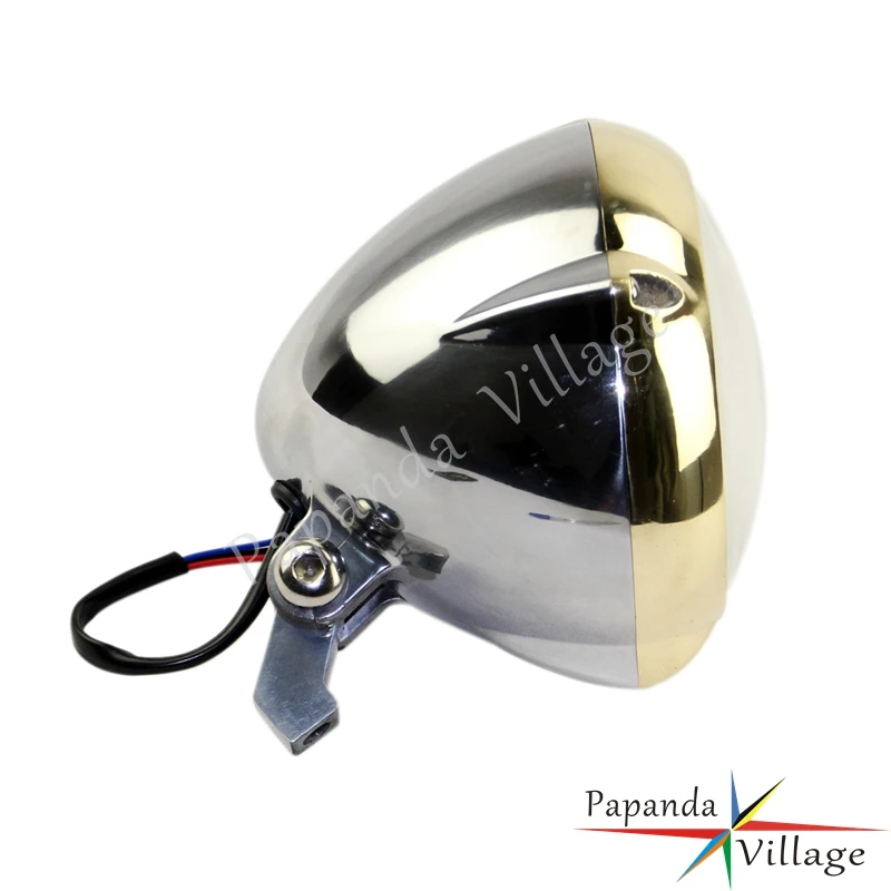 Лаковые латунные мотоциклы 5 75 &quotРетро переднее H4 12V 55W фары изготовленные на