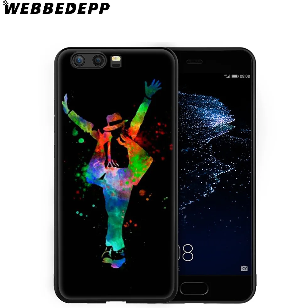 WEBBEDEPP Michael Jackson Mj Soft Case for Huawei P8 P9 P10 P20 P30 Lite Pro P Smart Z Plus 2019 Y6 Prime 2018 2017 Mini |