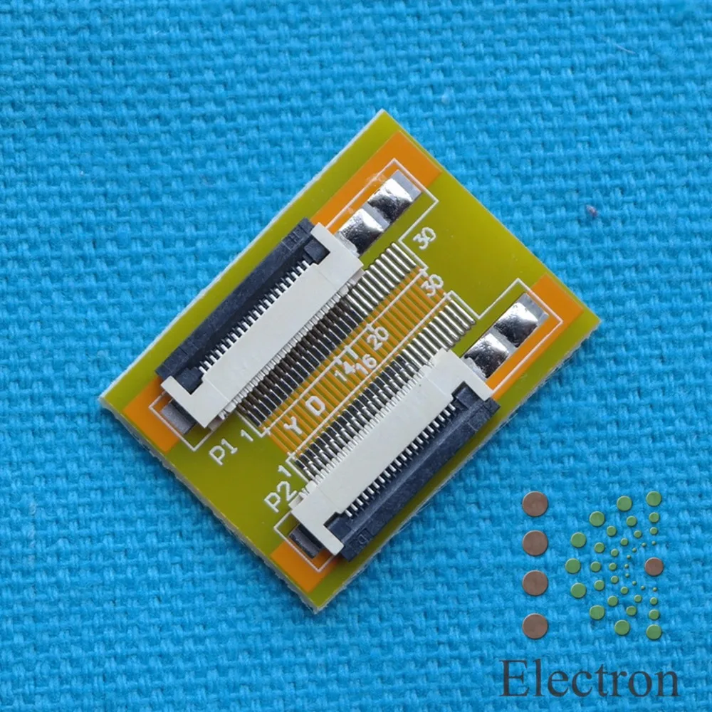 20 Pin до ZIF 0 5 мм FFC кабель удлинитель адаптер 2 шт./лот | Компьютеры и офис