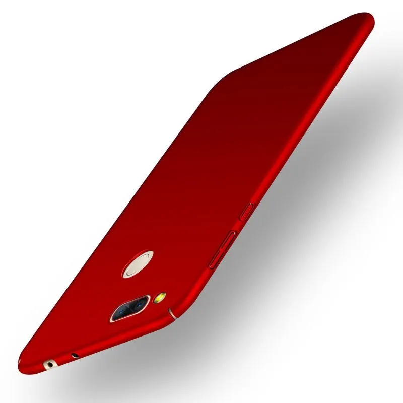 Красный Высокое качество 360 чехлы с полной защитой для zte Nubia Z17 Mini S Z17S Z11 MiniS чехол для zte Nubia Z17 Mini S Жесткий матовый чехол - Цвет: Красный
