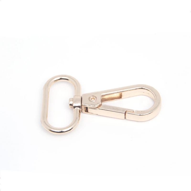 100 шт. золотистого/серебристого цвета металлический вертлюжный крючок для