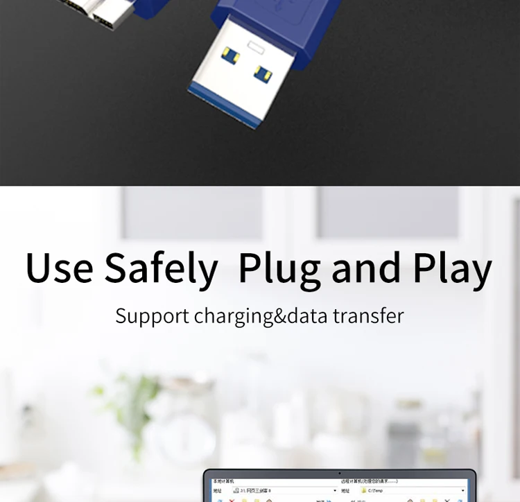 GCX USB 3,0 Micro B кабель высокоскоростной Micro B USB к USB кабель синхронизации данных для внешнего жесткого диска HDD samsung S5 Note 3