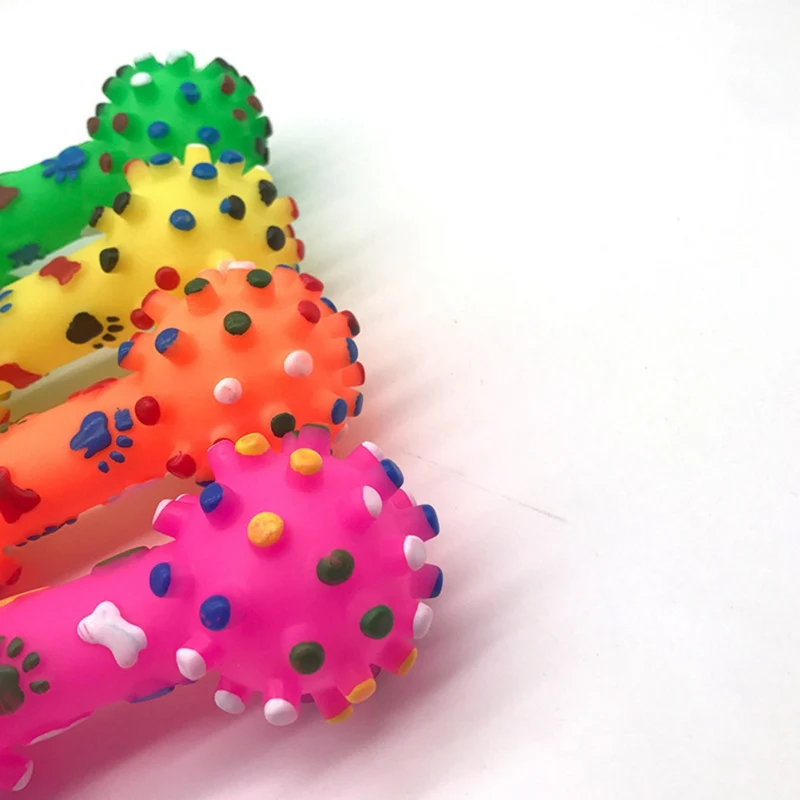 Pet Dog Colorful Chew Toys for Cleaning Teeth Durable Molar Solving Boredom | Дом и сад