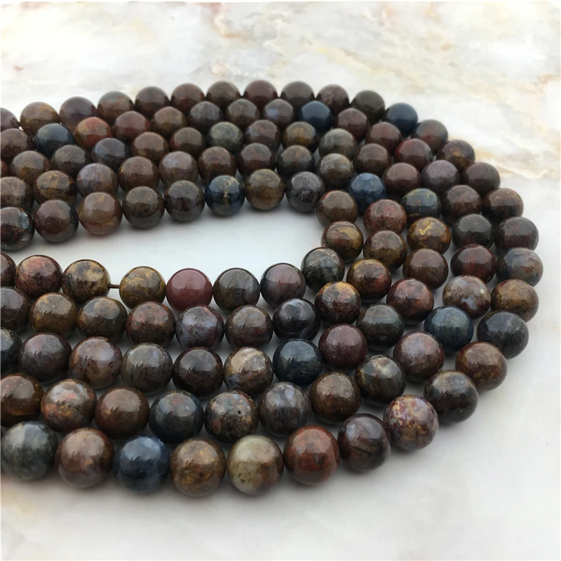 Круглые бусины из драгоценного камня высококачественные круглые Питера 15 5 дюйма