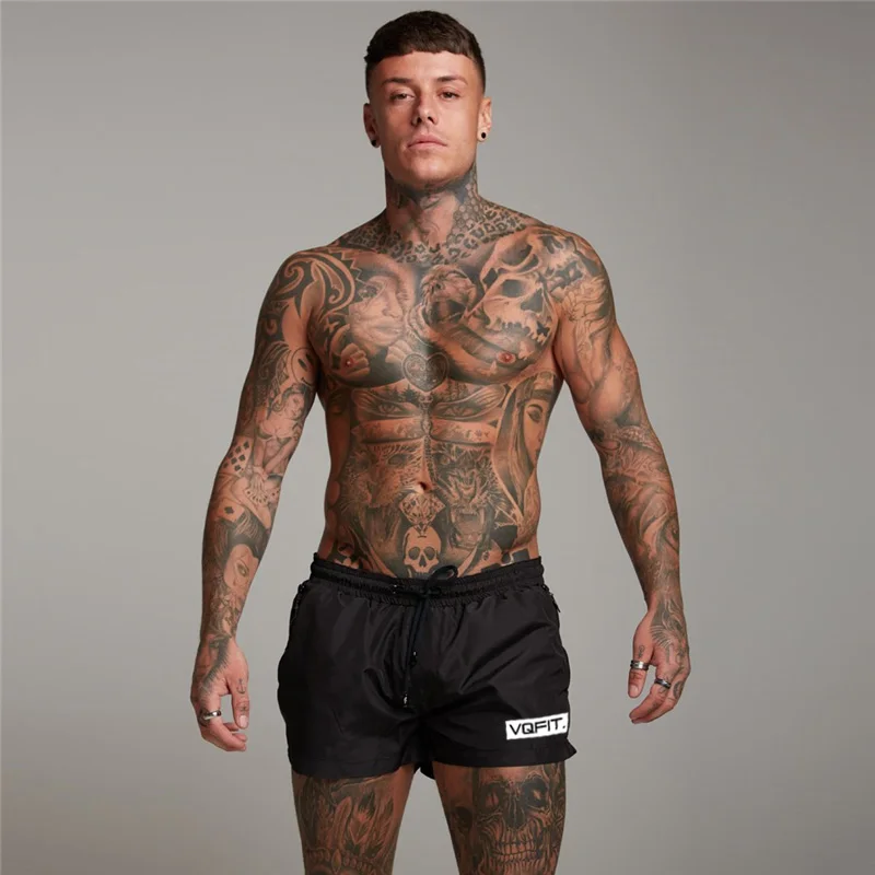 Шорты мужские спортивные для бодибилдинга модные Джоггеры спортзала Бермуды