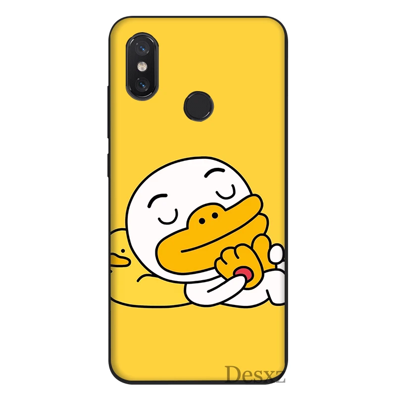 Мобильный чехол для телефона Xiaomi MiMAX3 6 8 9 10 SE A1 2 3 9T CC9 E Pro LiteSilicone Cover Cool Yellow Duck Bag