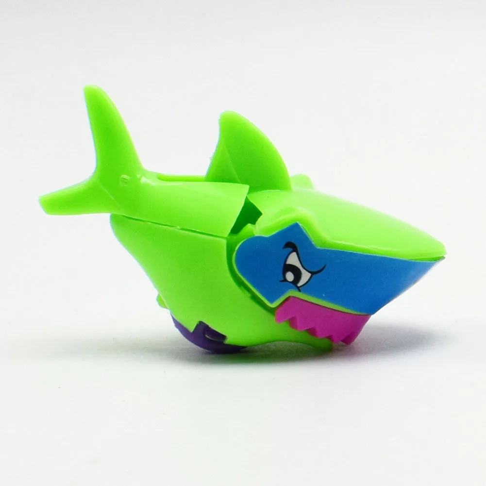 Новинка 100 шт./лот Собрать самостоятельно с колесами акул Самозапирающиеся конструкторы Игрушки для детей Подарки Оптовая продажа.