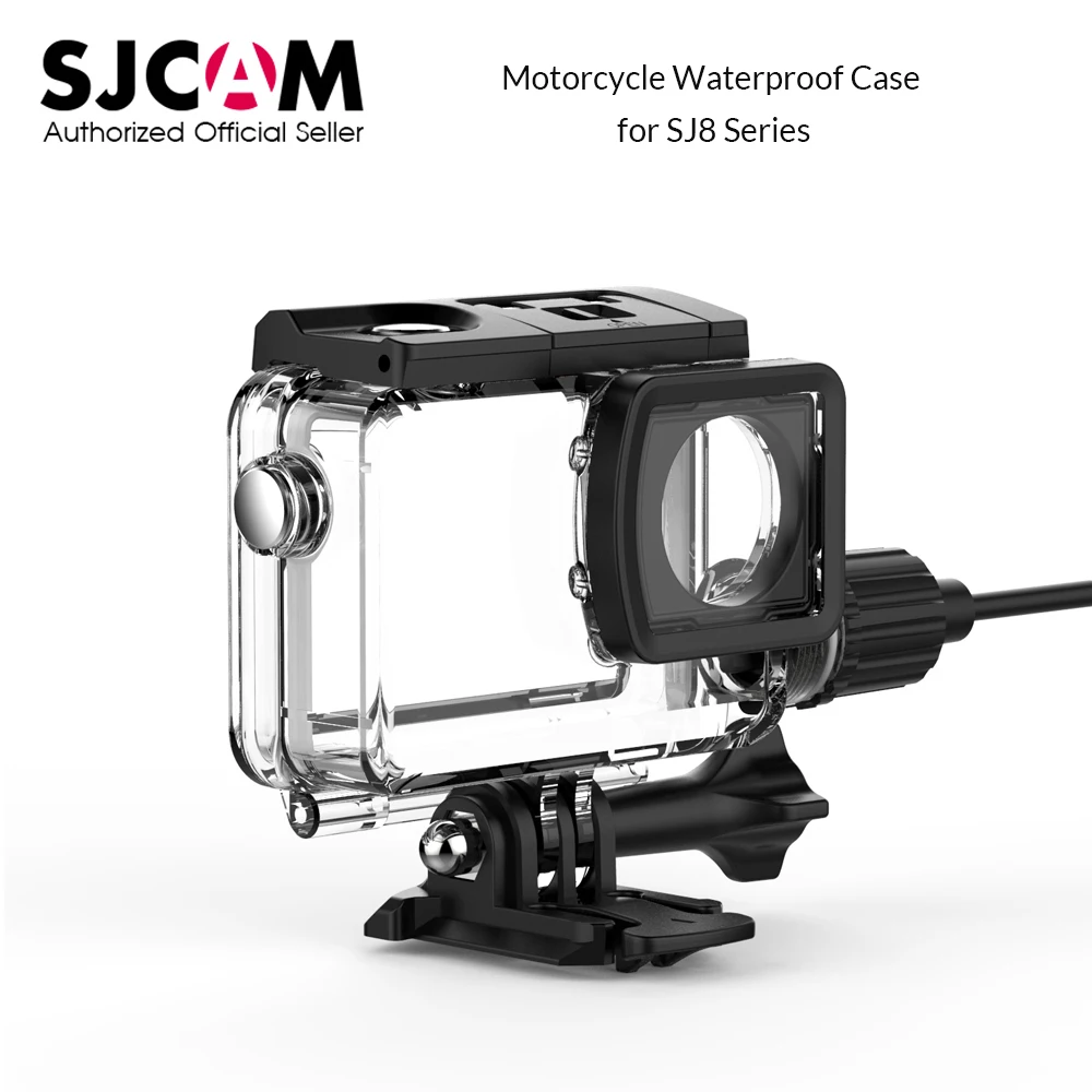 Оригинальный водонепроницаемый чехол серии SJCAM SJ8 для мотоцикла с кабелем типа C