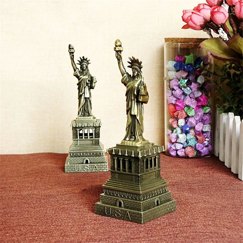 Винтажный декор металлическая Ретро Статуя Свободы лучший подарок на день