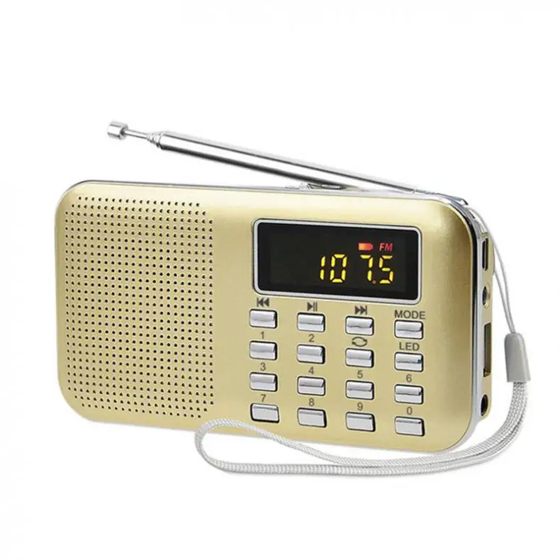 Портативное FM радио портативное am fm radyo MP3 телефон музыкальный плеер динамик