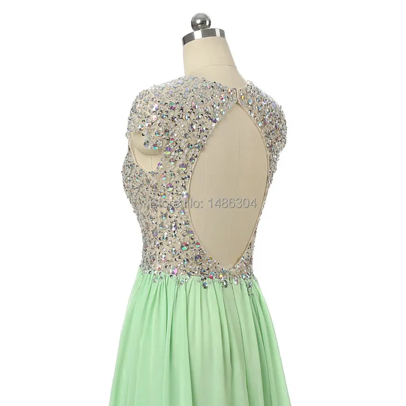 Реальное изображение сделанное на заказ Новое поступление 2019 Мятное вечернее