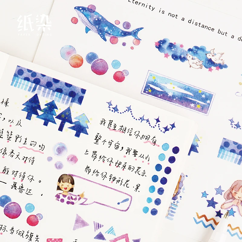 Милая девушка прозрачная наклейка Сумка мультяшная модельная Наклейка Декор