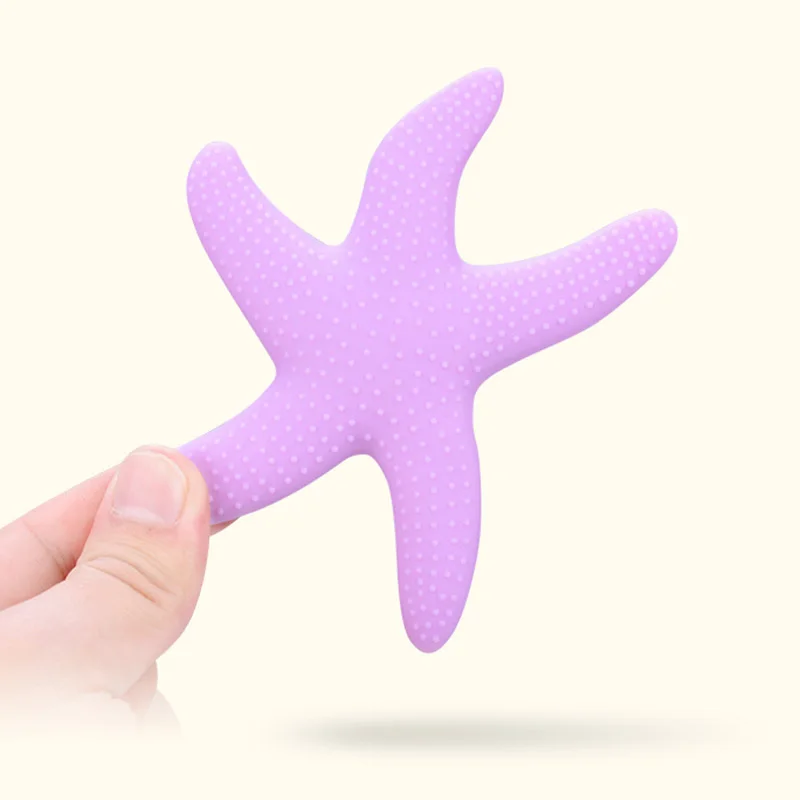 Детская игрушка прорезыватель из мягкого силикона в форме морской