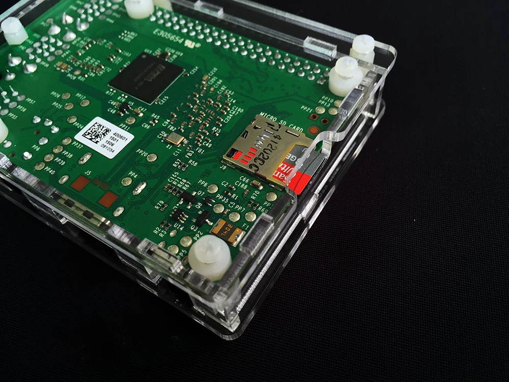 Бесплатная доставка Новый супер тонкий акриловый raspberry pi 3 Чехол совместимый Pi B +/2