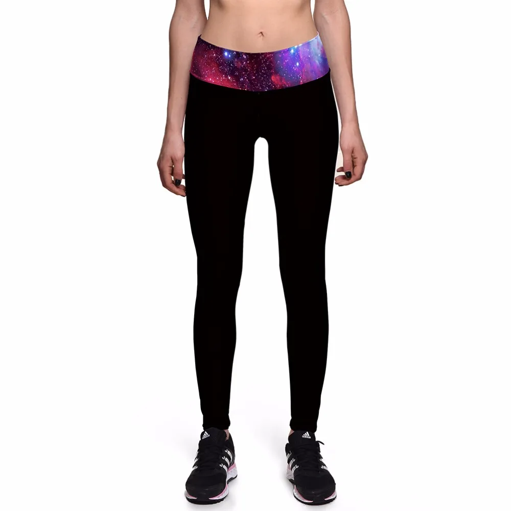 Новинка 2017 женские леггинсы для фитнеса черные удобные цветные эластичные штаны с высокой талией большие