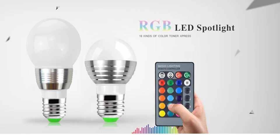 AIMENGTE E27 RGB светодиодный светильник 5 Вт 7 Вт Bombillas 110 В 220 В светодиодный Ночной светильник 16 цветов сменный ламповый светильник с ИК-пультом дистанционного управления