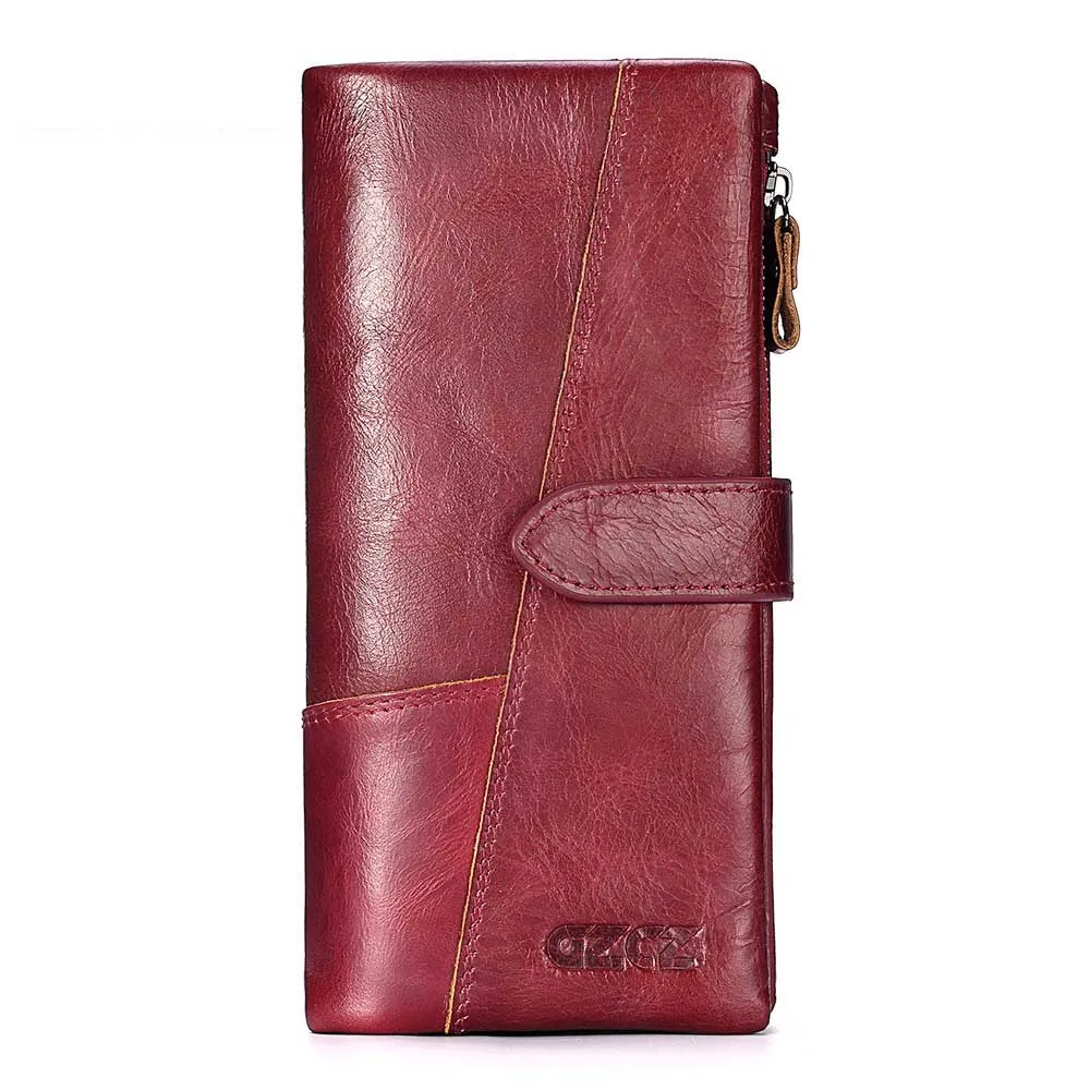 Red-L GZCZ известный бренд мужские кошельки Роскошные из натуральной коровьей кожи дизайн мужской кошелек с карманом для монет Hasp молния короткие Винтаж Walet - Цвет: Red-L