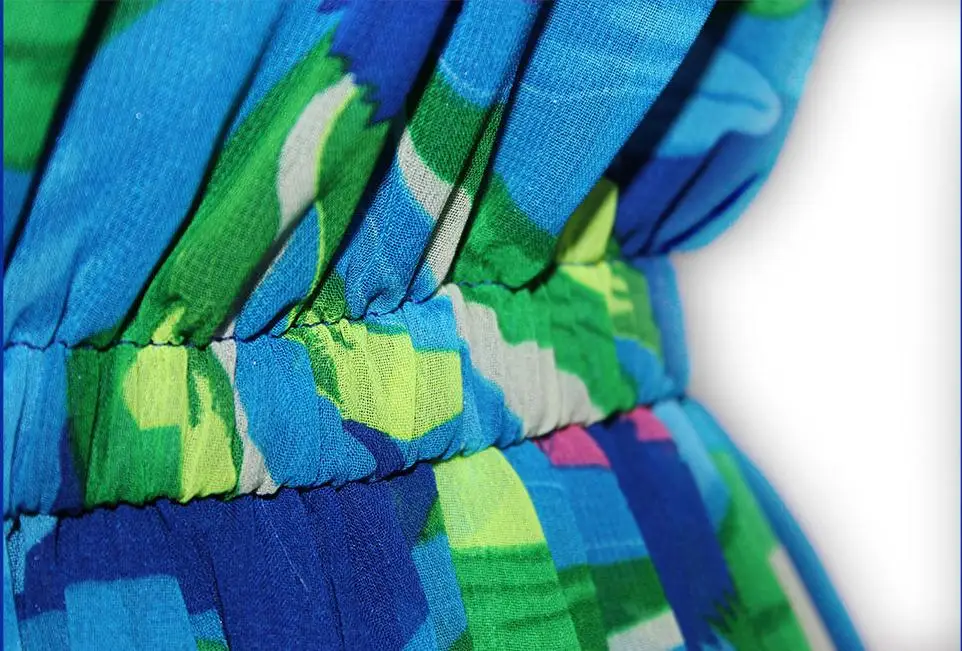 Летний стиль обертывание груди платье шифон Flore печать длиной макси Большой